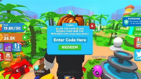Image result for How to Do Redeem Code in Eating Simulator