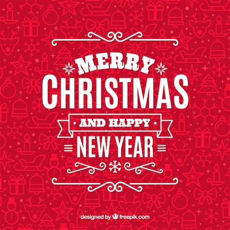 Christmas background with modern style | Free Vector