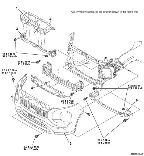 FRONT BUMPER ASSEMBLY REMOVAL AND INSTALLATION