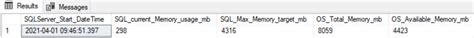How Much Memory Is Consuming in SQL Server 的图像结果