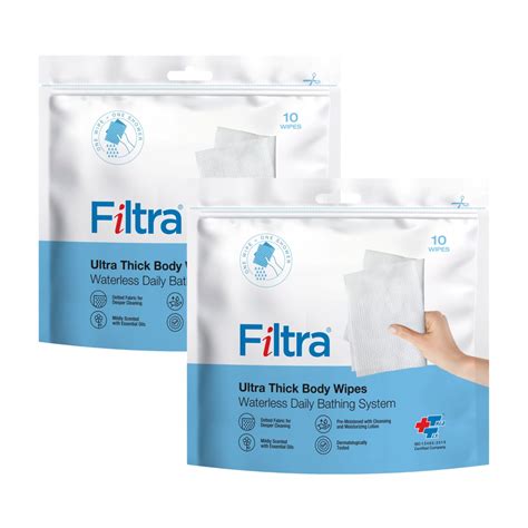 Ultra-Thick Body Wipes For Waterless Bathing | Filtra® Store – FILTRA ...