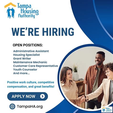 TAMPA HOUSING AUTHORITY on LinkedIn: #housingjobs #tampajobs # ...