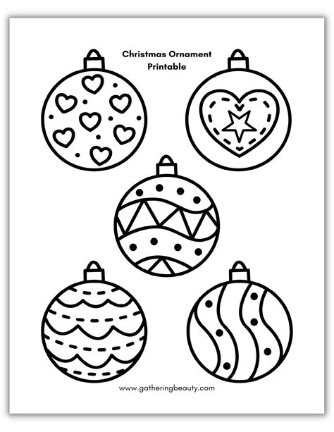 Pretty Ornament Coloring Page