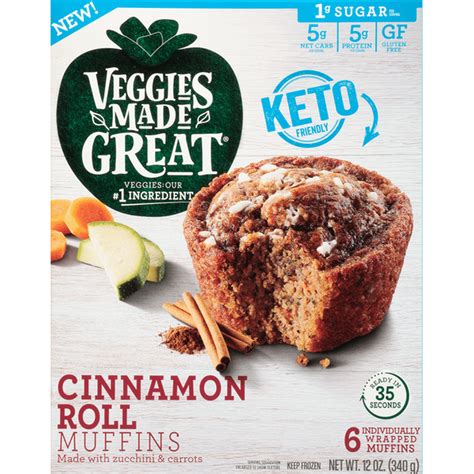 Veggies Made Great Muffins, Cinnamon Roll (6 ct) Delivery or Pickup ...