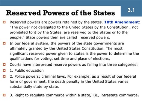 What Are Reserved Powers