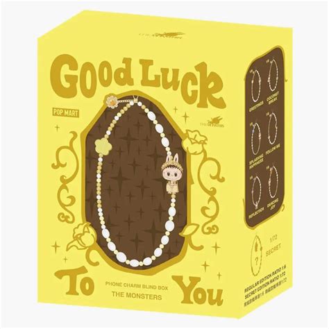 Pop Mart Labubu "The Monsters - Good Luck to You" Phone Charm Single B – flitit