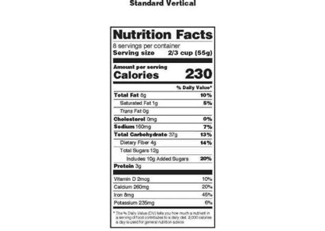 Grape Nuts Cereal Nutrition Label at Robbin Wood blog