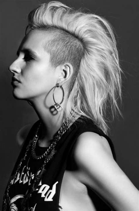 Medium Length Hairstyles Punk