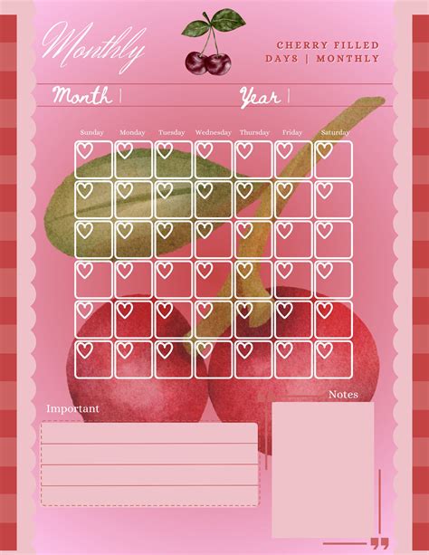 Cherry Filled Days Digital Planner - Etsy