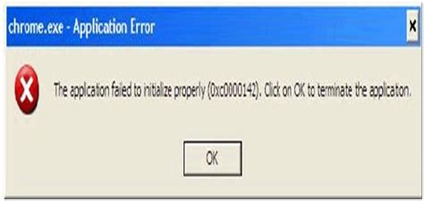 Chrome exe application error failed to initialize - Techyv.com