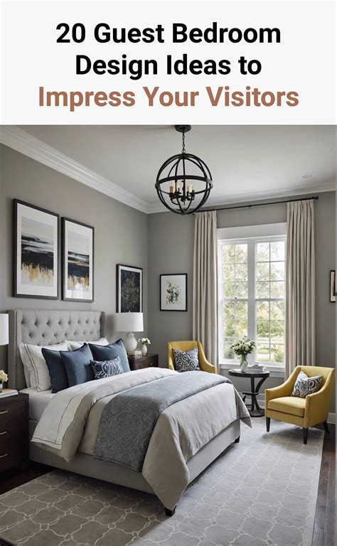 20 Guest Bedroom Design Ideas To Impress Your Visitors – ToolzView