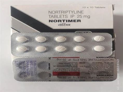 Nortriptyline 25 Mg Tablet Nortimer, For Hospital at ₹ 50/strip in Surat