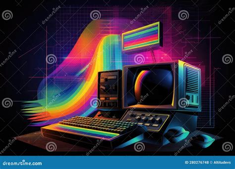 Retro Computer Pattern 的图像结果