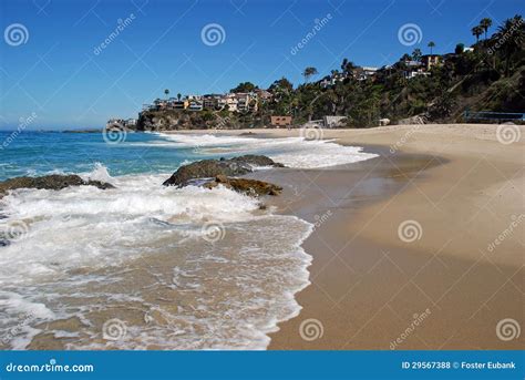 Thousand Steps Beach, South Laguna Beach, California. Stock Photo ...