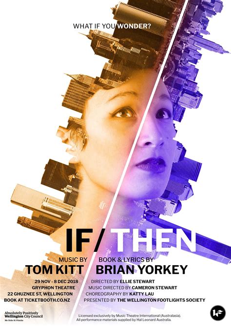 If Then Musical Poster
