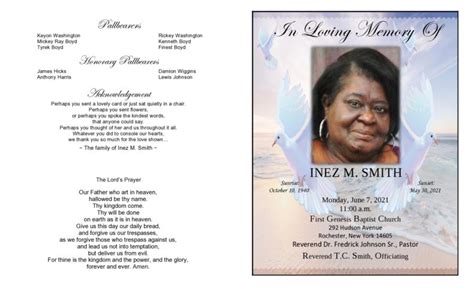 40 Printable Memorial Card Templates (In Loving Memory)
