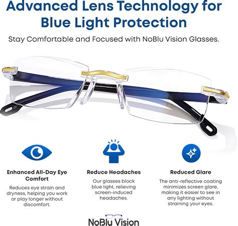 NoBlu Vision Bluelight Glasses for Men & Women – noblu glasses no blue ...