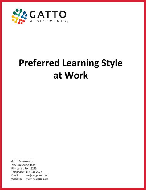 Preferred Learning Styles Examples 的图像结果