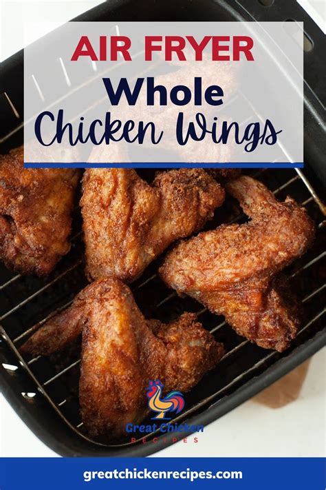 Crispy Air Fryer Whole Chicken Wings Recipe
