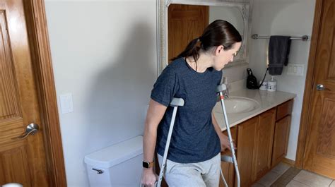 How to Use Toilet When Non-Weight Bearing with Crutches or Walker - EquipMeOT