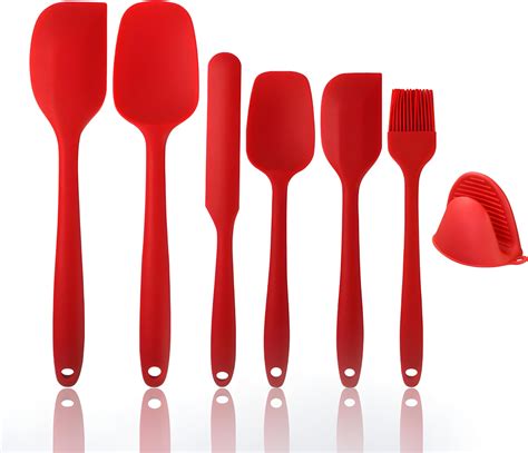 Amazon.com: Food Grade Silicone Spatula, Mixing High Heat Resistant Non ...