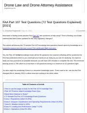 Image result for FAA Part 107 Test Questions