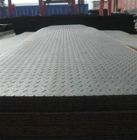 Chequered Plates - Chequered Plate Thickness 2mm Size (4x16)Ft ...