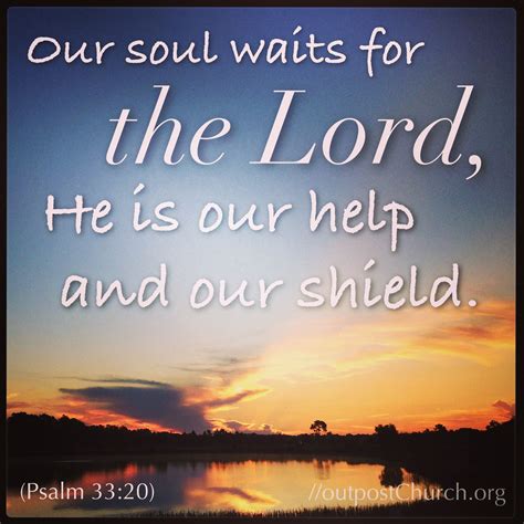 Psalm 33:20 - A Reminder of Hope