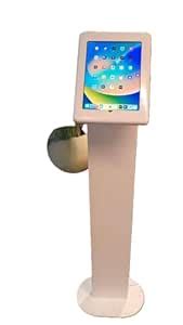 Tablet Floor Stand with VESA Mount, Adjustable Tilt, Portrait/Landscape ...