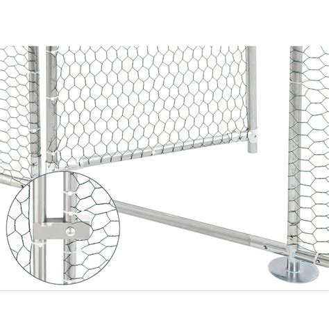 Mondawe Silver Metal Convertible Chicken Coop and Rabbit Hutch at Lowes.com