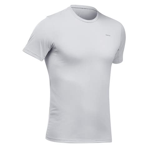 Men Dry Fit Activewear T-Shirt Light Grey - MH100