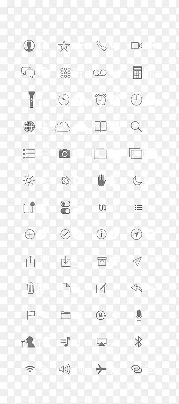 52个IOS系统图标图片免费下载_PNG素材_编号zq9iyxkqv_图精灵