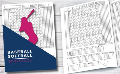 Baseball/Softball Scorebook | Baseball/Softball Score Keeping Book ...