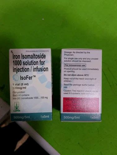 Iron medicine - Iron Isomaltoside 1000 injection Exporter from New Delhi
