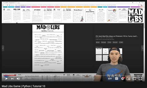 Python for Beginners Mad Lib 的图像结果