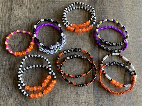 fall bracelet ideas clay beads