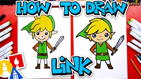 How To Draw Link From Zelda - Art For Kids Hub