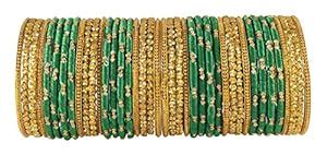 Buy ZULKA Get your traditions Glass with Silk Thread and Beads Or ...