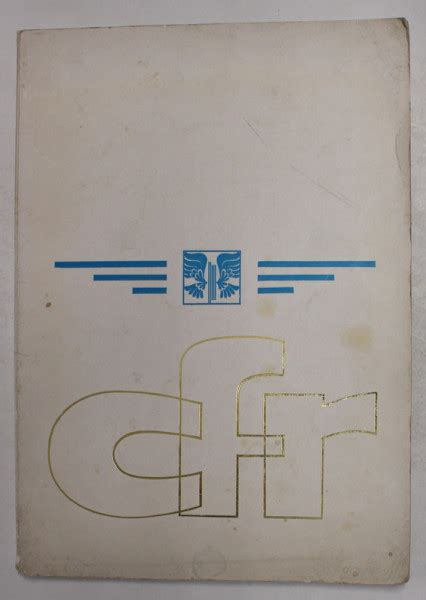 CAILE FERATE ROMANE - C.F.R. , ALBUM DE PREZENTARE , 1970