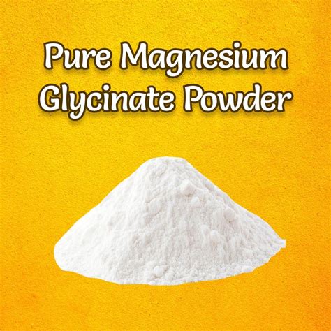 Pure Magnesium Glycinate Powder - Wholesale Health Food Distributor