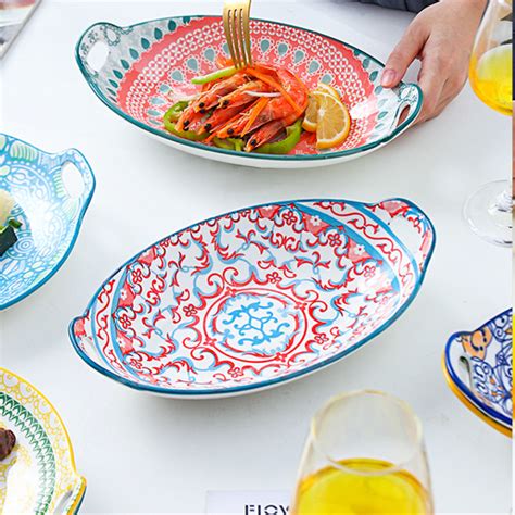 Mandala Long Dish Online - Premium Platter | Nestasia