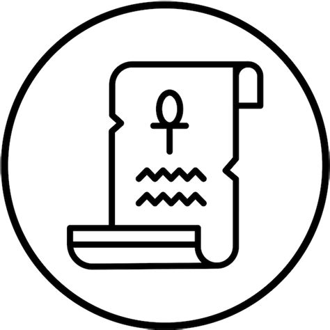 Vector design hieroglyph icon style | Premium Vector