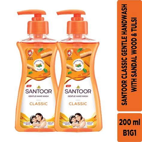 Santoor Classic Hw Pump 200 Ml Bogo Kit – Starquik