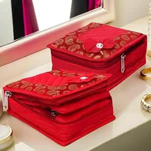 Kuber Industries Portable Jewellery Organizer With 4 Tranasparent ...