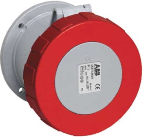 2CMA167396R1000 463RU6W ABB | ABB, Tough & Safe IP67 Red Panel Mount 3P ...