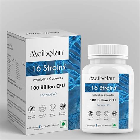 Meibotan Probiotics Supplement 16 Strains 100 Billion CFU with ...