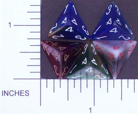 DiceCollector.com's (D4) FOUR SIDED DICE