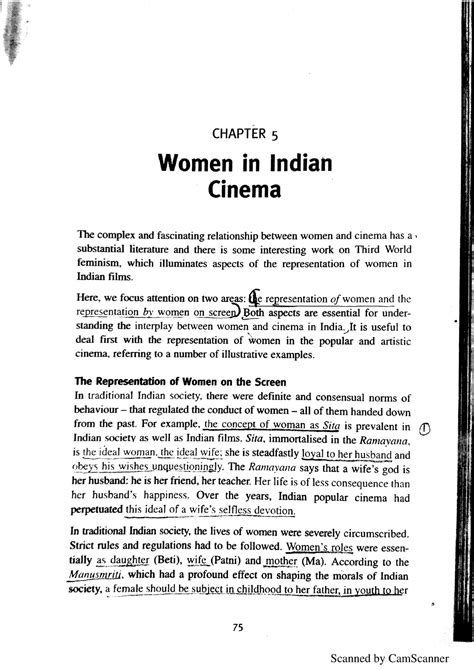 Women in Indian Cinema - MA English literature notes - M A English ...