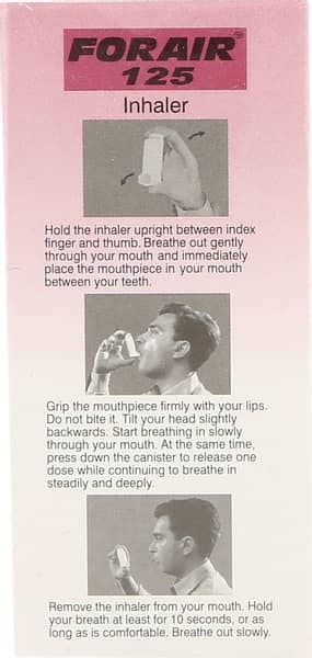 Forair 125mcg Box Of 120md Metered Dose Inhaler: Uses, Side Effects ...