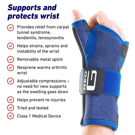 Mua Neo-G Wrist and Thumb Brace, Stabilized - Spica Support For Carpal Tunnel Syndrome ...